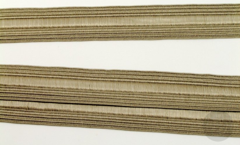 Trouser stripe - dark beige - width: 1.5 cm
