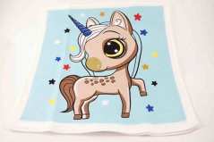 Set of children's handkerchiefs with a unicorn - 6 pcs