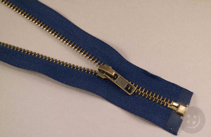 Dělitelný kovový starokovový zip č.5 více barev - délka (30 - 100 cm)