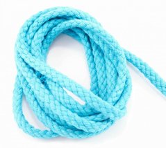 Clothing cotton cord - turquoise - diameter 0.6 cm