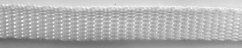 PolypropylenGurtband - weiß - Breite 1 cm