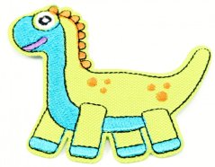 Nažehľovacia záplata - Brontosaurus - rozmer 9,5 cm x 8 cm