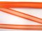 Monofilová stuha so saténovým okrajom - oranžová - šírka 1 cm