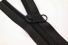 Jazdec do plastového špirálového zipsu - čierna - veľkosť 10