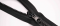 Extra strong bone zipper No. 8, indivisible with round slider - biker - length 18 cm