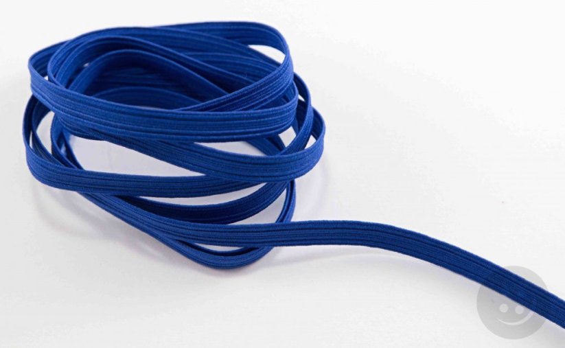 Farebná guma - kráľovsky modrá - šírka 0,7 cm