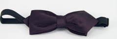 Men's bow tie - dark burgundy