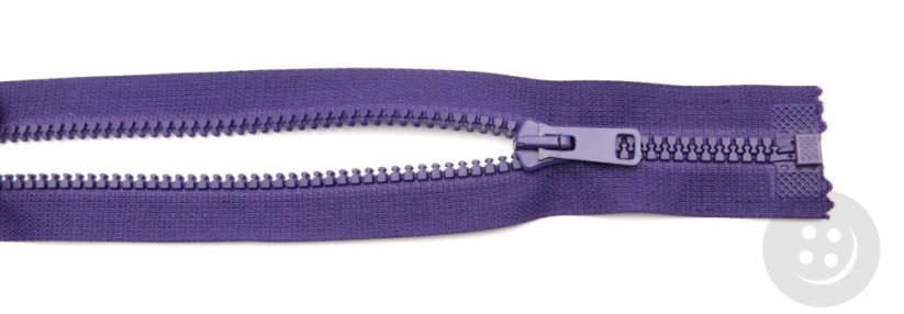 Dělitelný kostěný zip - délka (30 - 95 cm) - různé barvy