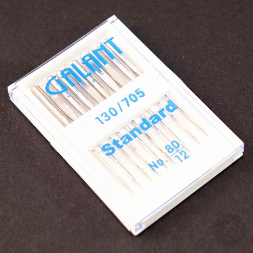 Nadeln für die Nähmaschinen - Standard - 10 St. - Größe 80/12