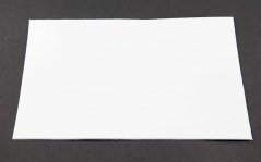 Samolepicí kožená záplata - bílá - rozměr 16 cm x 10 cm
