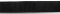 Polypropylene webbing - black - width 2 cm