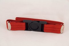 Kindergürtel - rot - Breite 2,5 cm