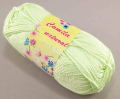 Příze Camila natural - baby zelená - číslo barvy 158