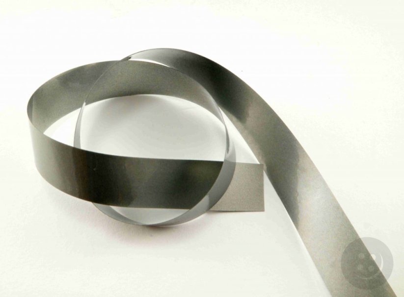Nažehlovací reflexní proužek - stříbrná - šířka 2 cm