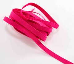 Colored elastic - bright pink - width 0,7 cm
