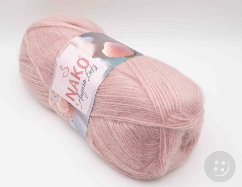 Priadza Angora luks - staroružová - 10275