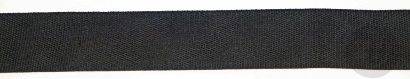Grosgrain ribbon - black - width 2 cm