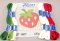 Embroidery pattern for children - strawberry - 15 cm x 15 cm