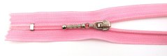 Pink spiral zipper no. 5 with ball pull, length 16 cm Pink spiral zipper no. 5 with ball pull, length 16 cm
