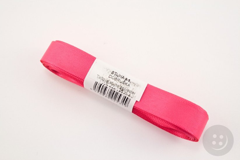 Sharp pink taffeta ribbon No. 633