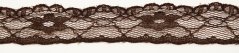 Polyester Lace - brown - width 2 cm