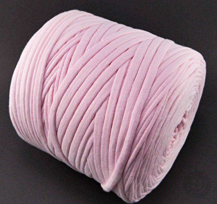 Cotton Spaghetti yarn - light pink - 1000g