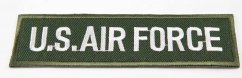Bügelbild - U.S. AIR FORCE - Größe 12 cm x 3 cm - khaki