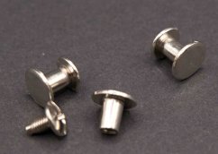 Screw rivet - silver - for material thickness 5 mm