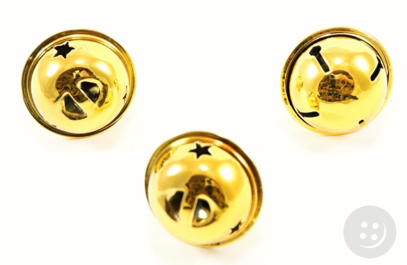 Jingle bell - gold - diameter 3 cm