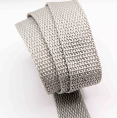 Polypropylene strap - light gray - width 4 cm