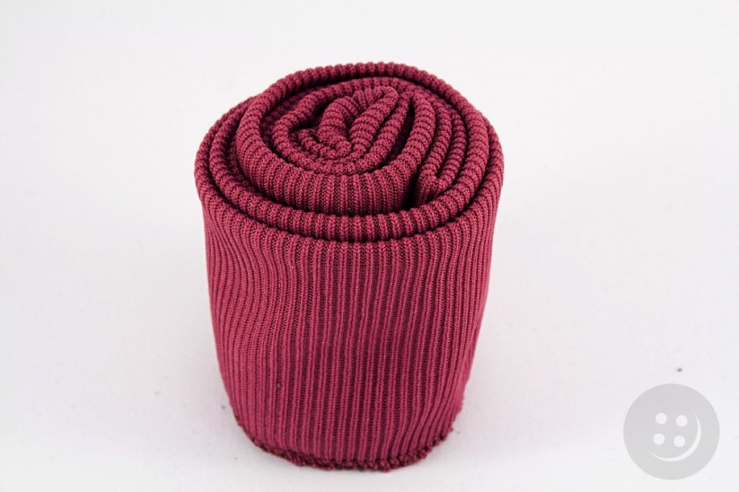 Elastic rib knit kit - light burgundy