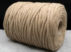 Macrame - béžová - průměr 0,5 cm - návin 50 metrů