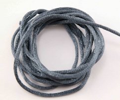 Satin cord - grey - diameter 0.2 cm