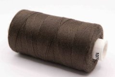 Polyester denim threads in a coil of 200 m - Brown