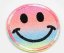 Aufnäher zum Aufbügeln – glitzerndes Smiley-Gesicht – Durchmesser 6 cm – MEHR OPTIONEN