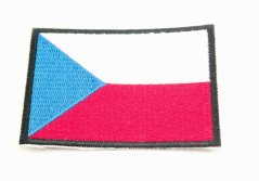 Iron-on patch - Czech flag - dimensions 1,5 cm x 2 cm