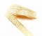 Gold braid with gold waves - gold - width 1,5 cm