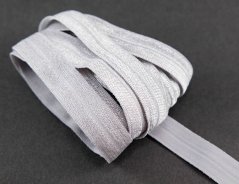 Edging elastic band - medium gray - width 1.5 cm