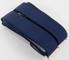 Men's suspenders - blue - width 3,5 cm
