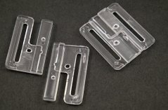 BH-Verschluss - transparent - Kordelzug 3 cm