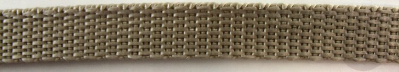Polypropylene webbing - beige - width 1 cm