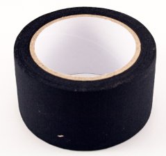 Kobercová lepiaca páska - čierna - šírka 4,8 cm