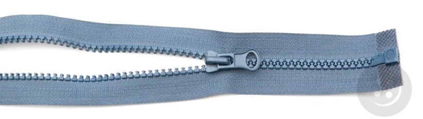 Plastic open-end zippers cubes - length (30 - 95 cm) - various colours