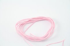 Klobúková guľatá guma - ružová - priemer 0,12 cm