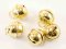 Jingle bell - gold - diameter 2 cm
