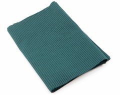 Polyesterový náplet - tmavo zelená - rozmer 16 cm x 80 cm