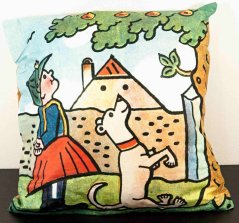 Povlak na vankúšik so zipsom - Josef Lada - fúkajte, fúkajte, vetríkom