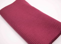 Polyester knit - burgundy - dimensions 16 cm x 80 cm