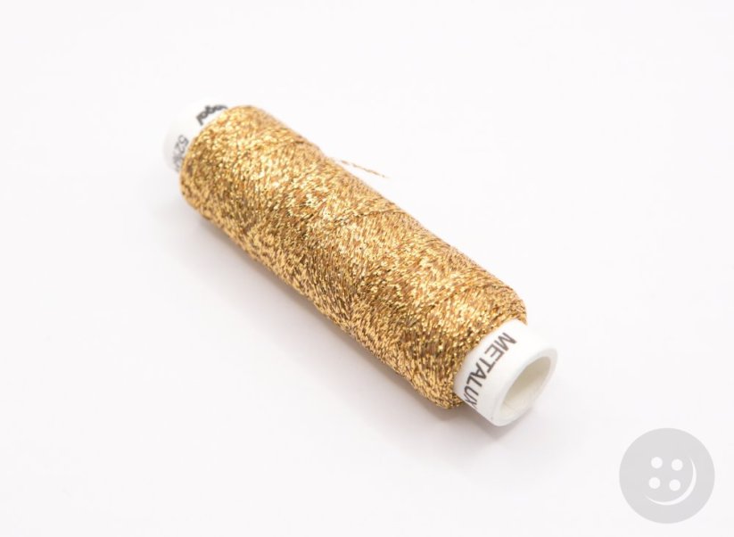 Lurex thread Metalux - dark gold - 100 m