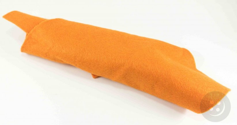 Fabric decorative felt - yellow, orange